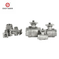 High platform BSPT threaded ball valve